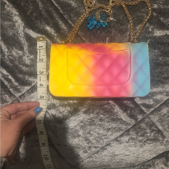 Sherbert crossover purse with gummy bear keychain🧸 - Picture 2 of 4